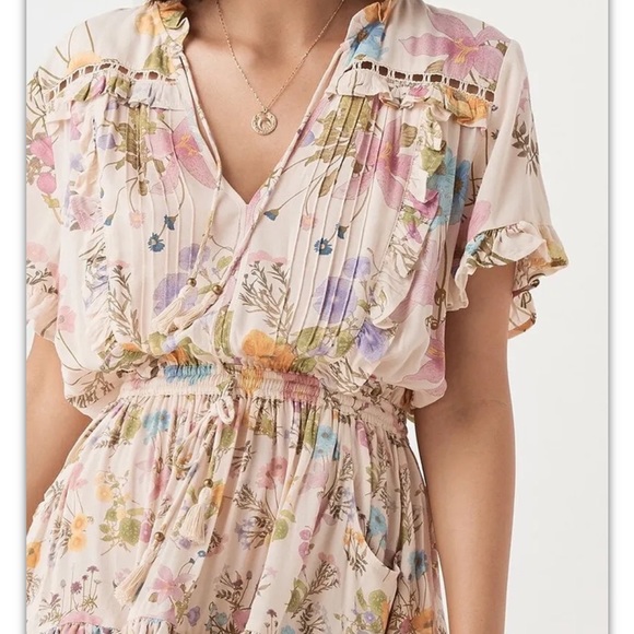 SPELL Wild Bloom Playdress in Cream (Pre-Owned) Size Small Rare - Picture 4 of 11